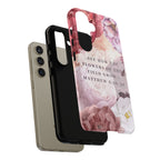 Matthew 6:28 Floral Samsung/Android Phone Case