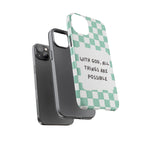 "With God, All Things Are Possible" Non MagSafe Phone Case
