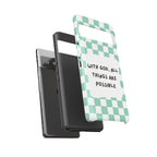 "With God, All Things Are Possible" Non MagSafe Phone Case