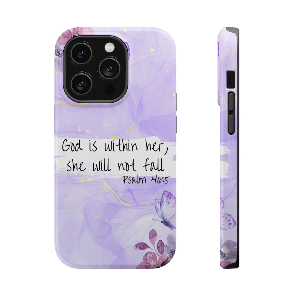 Inspirational Magnetic Phone Case - God is Within Her, Custom Tough Cases for Women, Christian Gifts, Birthday Accessories, [...]