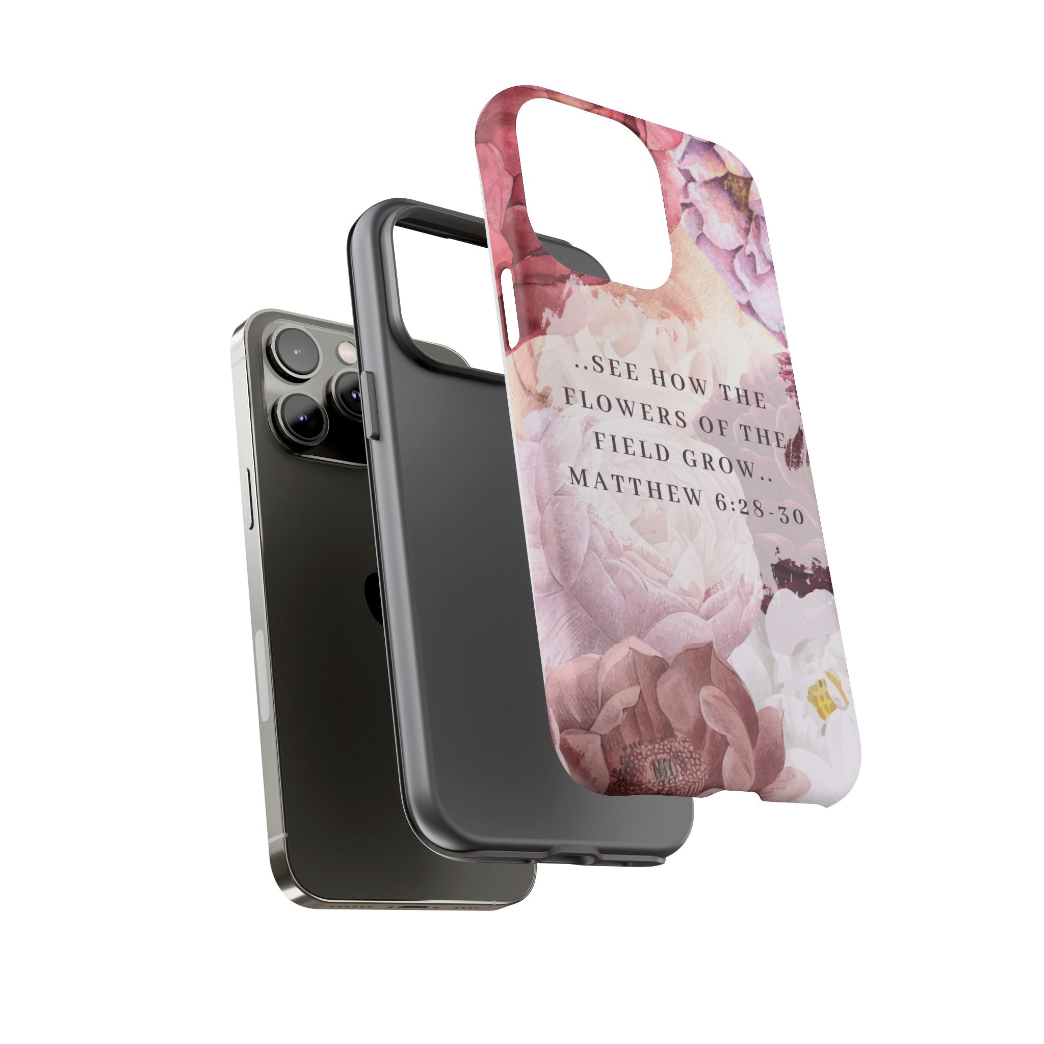 Matthew 6:28 Floral Samsung/Android Phone Case