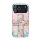 Everlasting Love Floral Cross Phone Case