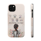 Armor of God (Dark haired woman) phone case