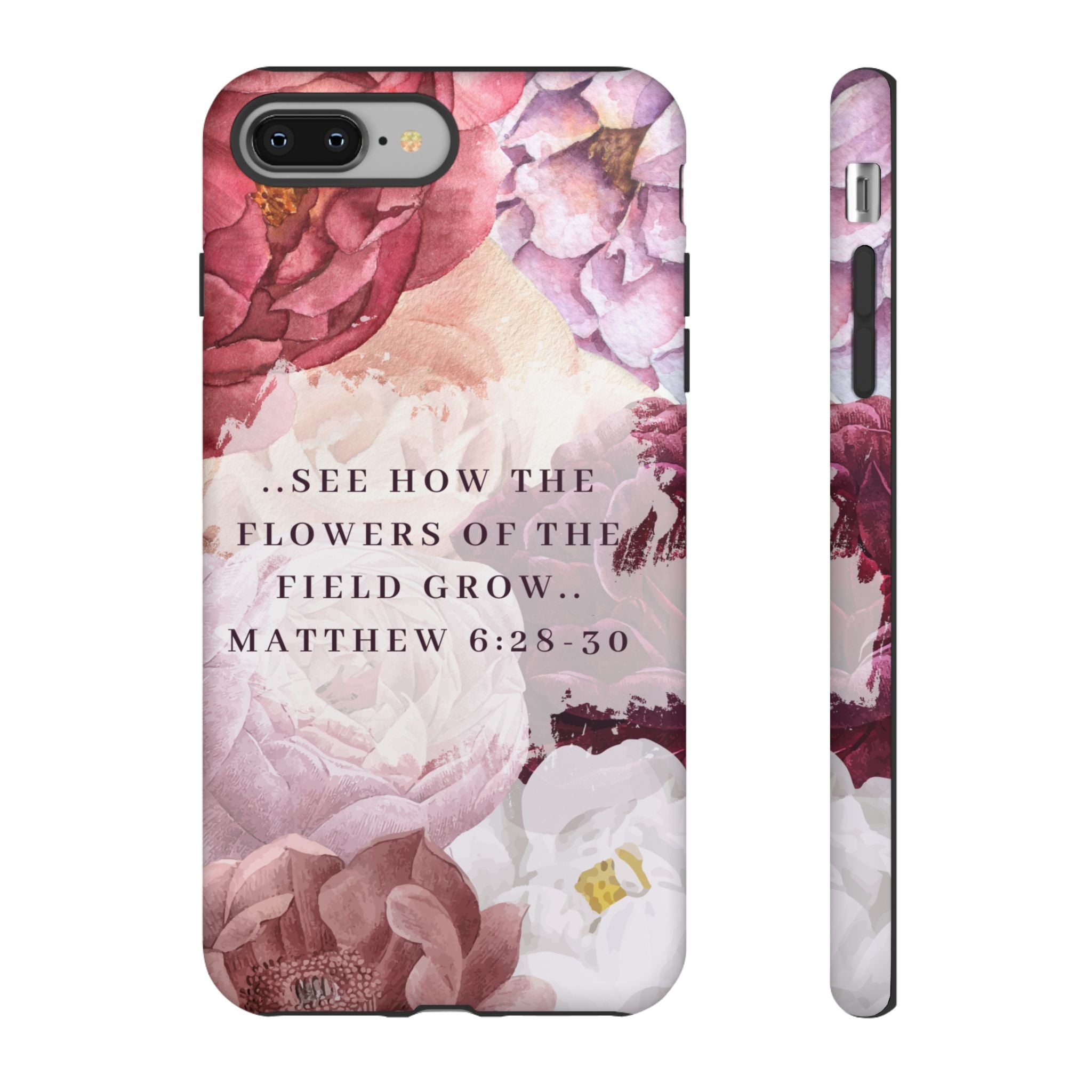 Matthew 6:28 Floral Samsung/Android Phone Case