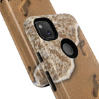 Footprints in the sand phone case