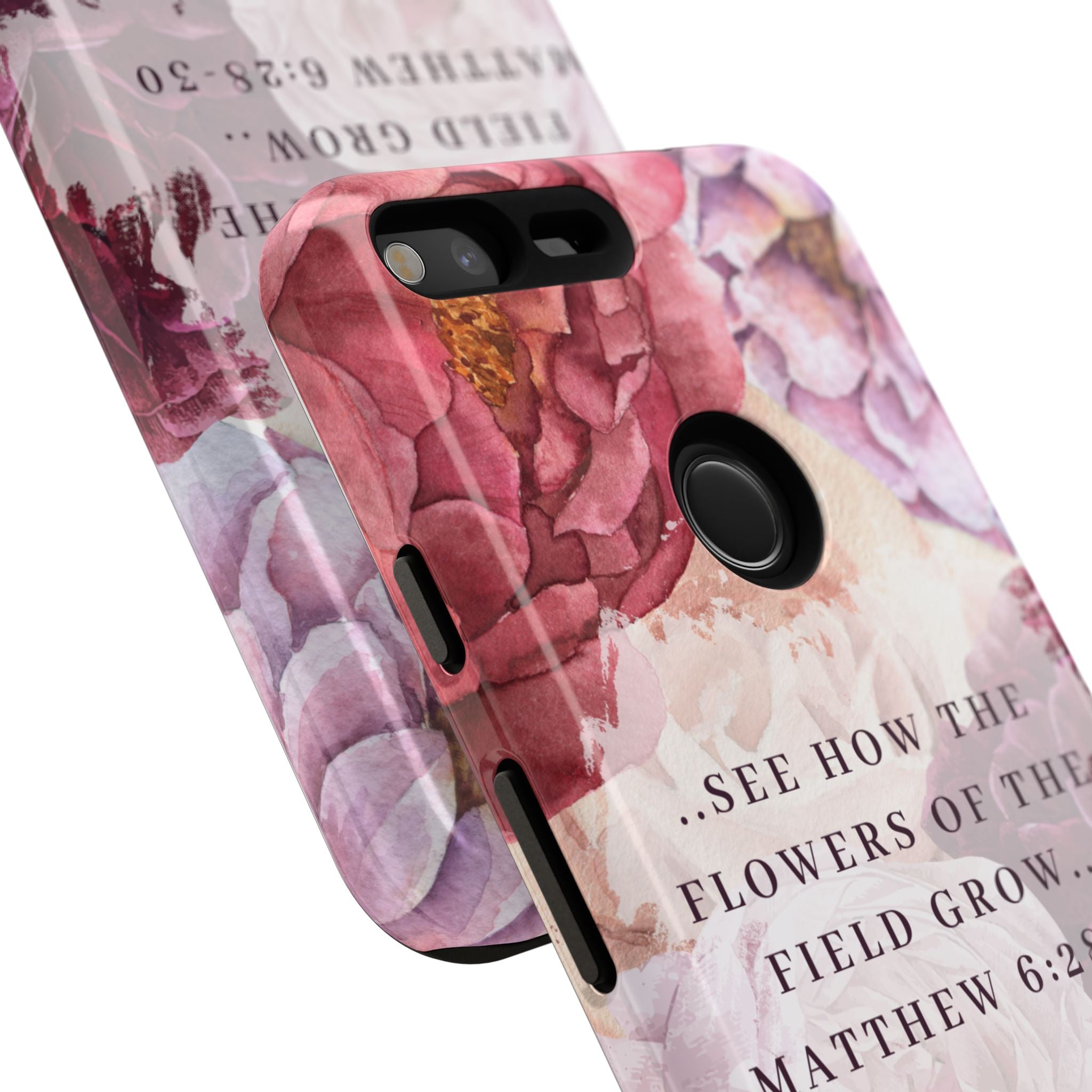 Matthew 6:28 Floral Samsung/Android Phone Case