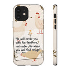 Psalm 91:4 Chicken Phone Case