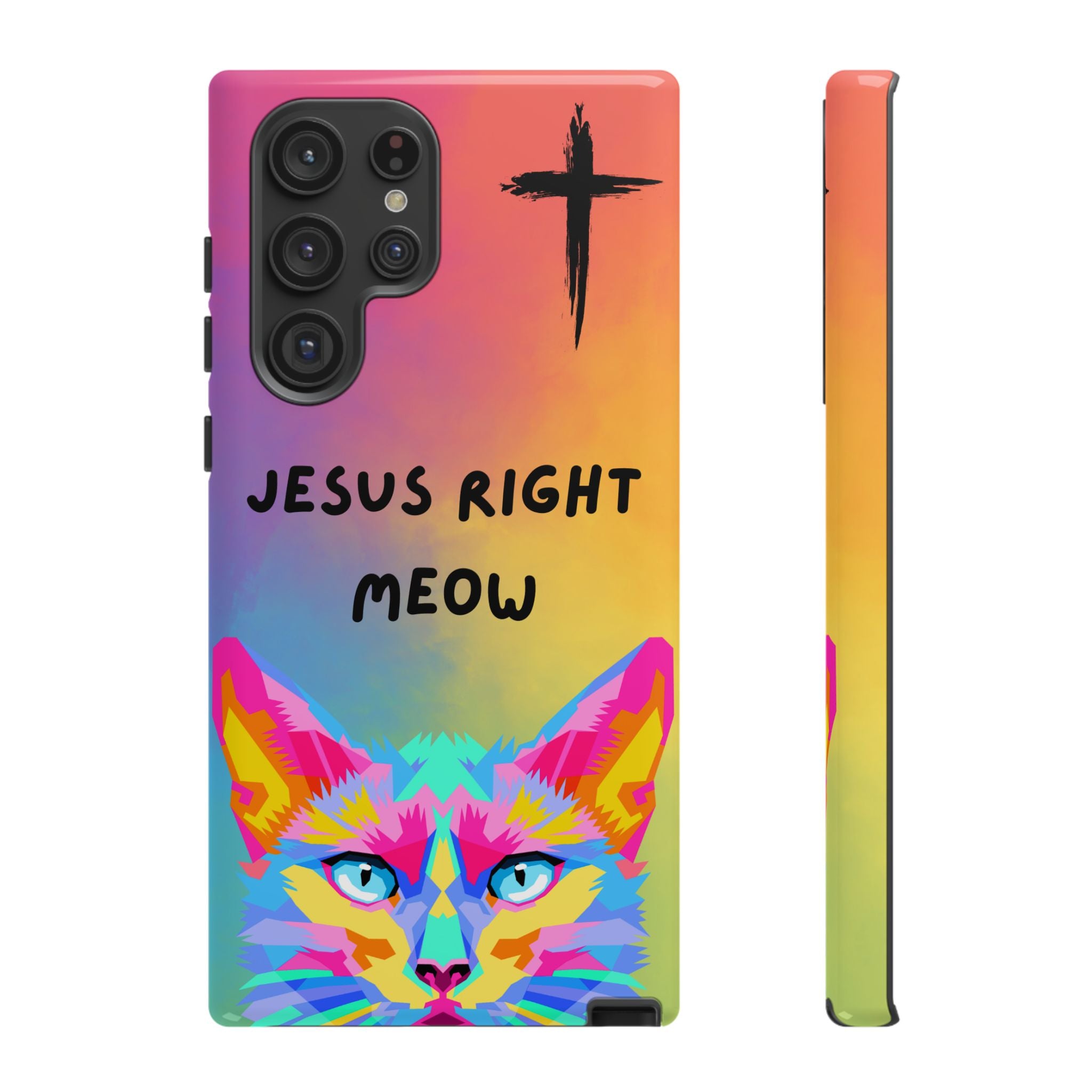 Jesus Right Meow Non MagSafe Phone Case