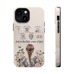 Armor of God (brown hair) phone case