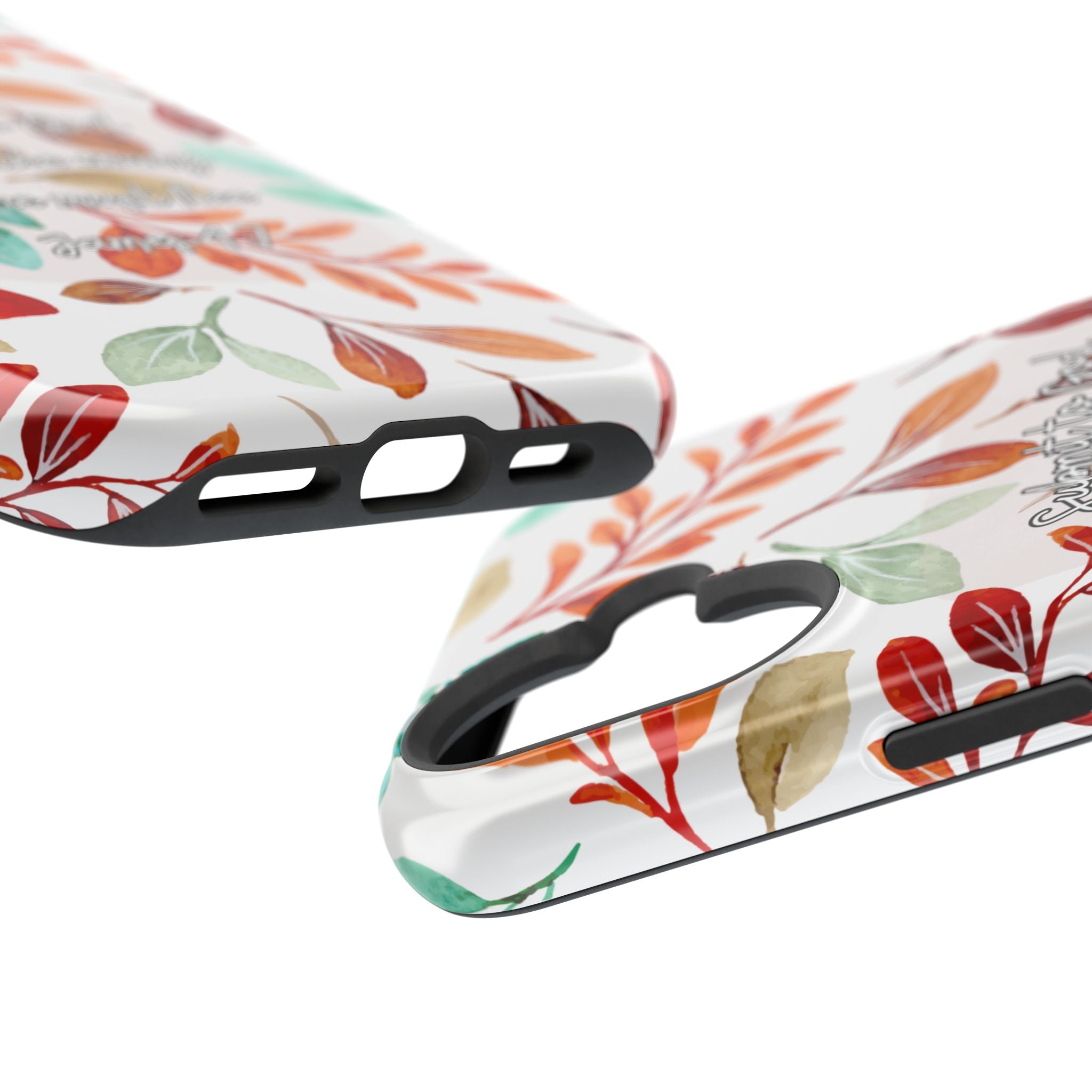 Submit to God Fall floral phone case