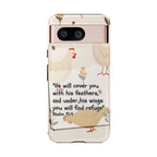 Psalm 91:4 Chicken Phone Case