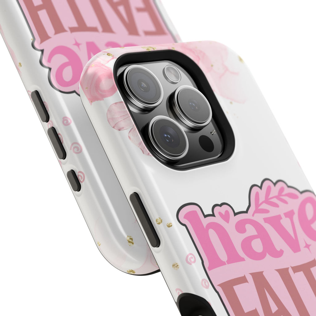 Have Faith Pink Butterfly Phone Case