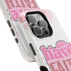 Have Faith Pink Butterfly Phone Case