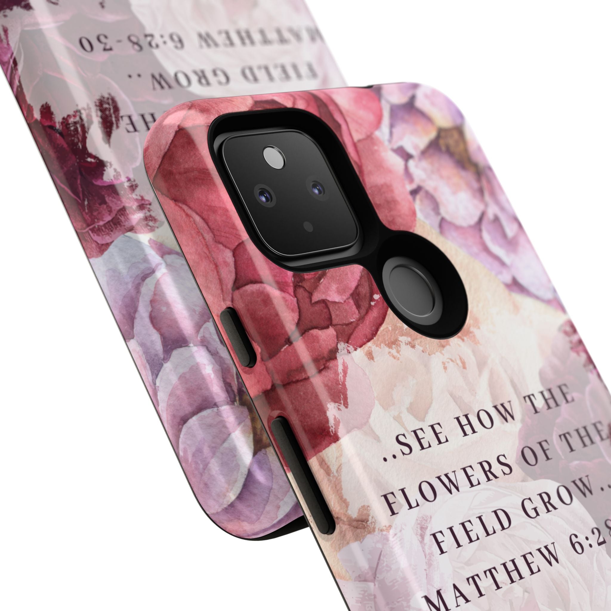 Matthew 6:28 Floral Samsung/Android Phone Case