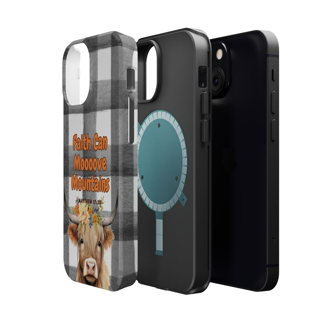 Faith Can Moooove Mountains Phone Case