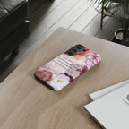 Matthew 6:28 Floral Samsung/Android Phone Case
