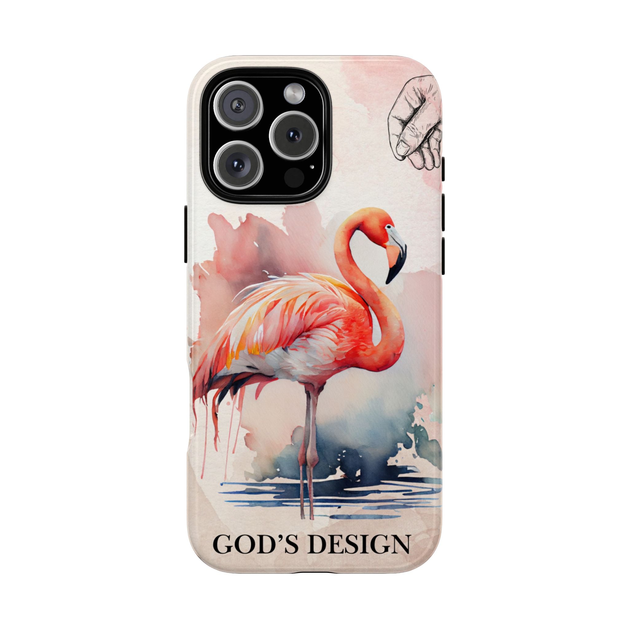 God’s Design Pink Flamingo Case