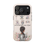 Armor of God (Dark haired woman) phone case