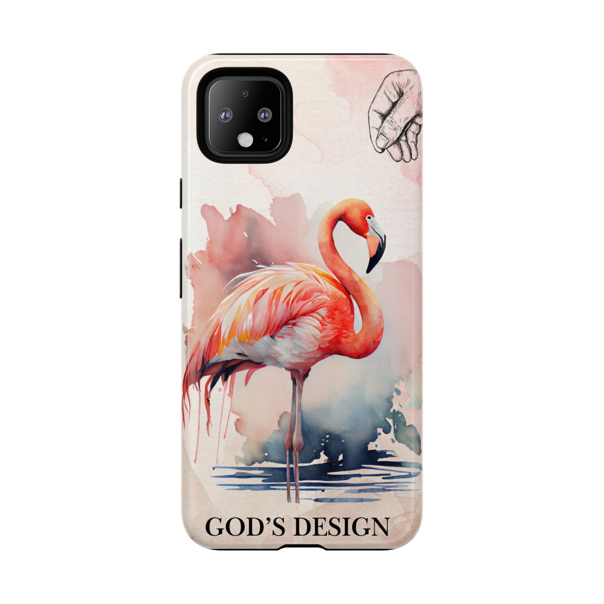 God’s Design Pink Flamingo Case