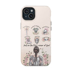 Armor of God Phone Case (dark hair, light skinned woman)