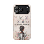 Armor of God (Dark haired woman) phone case