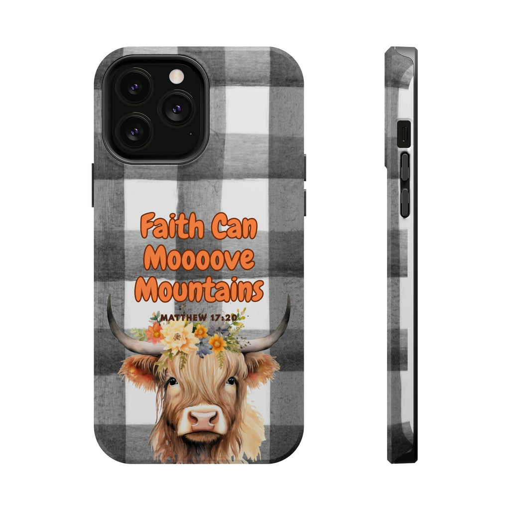 Faith Can Moooove Mountains Phone Case