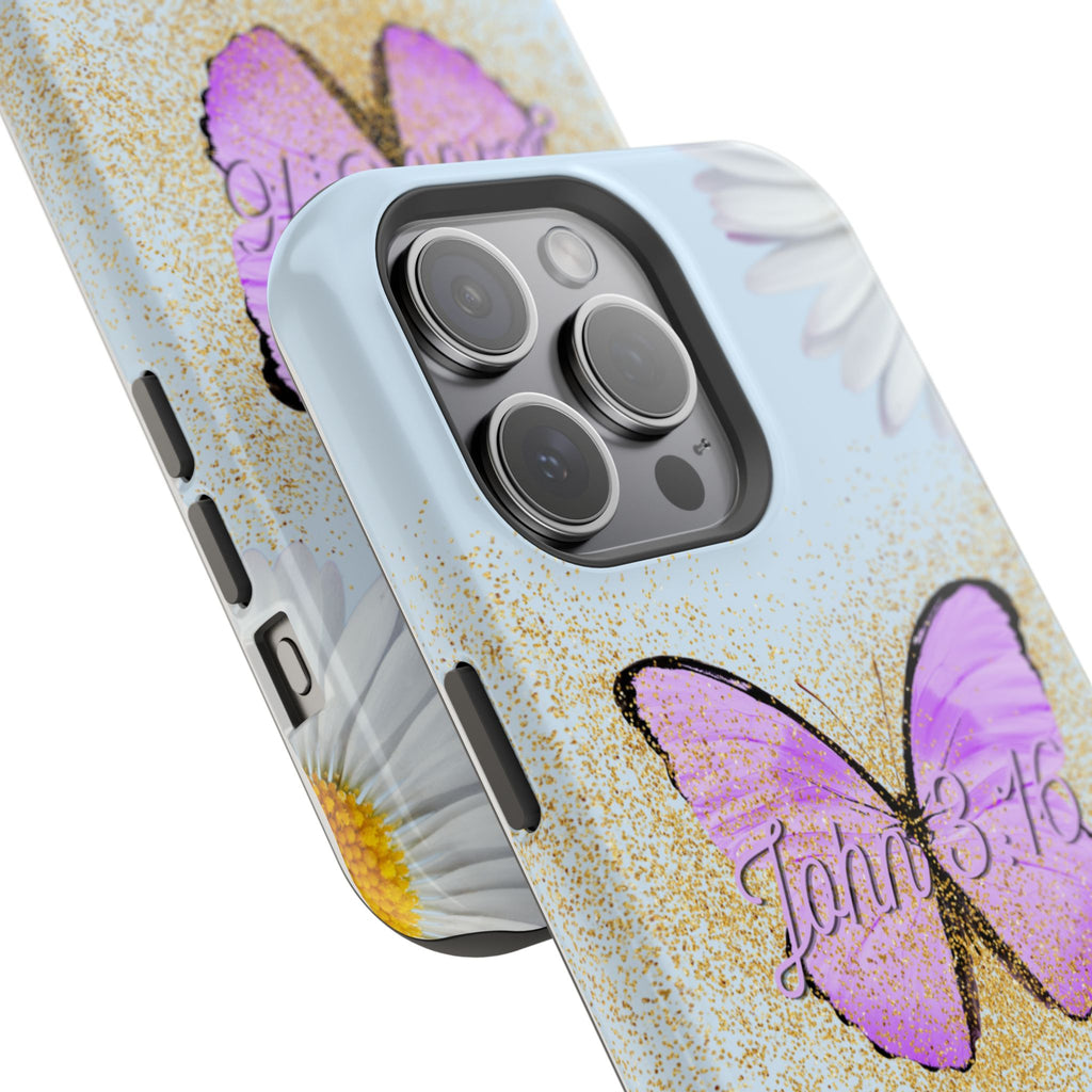 Butterfly Floral John 3:16