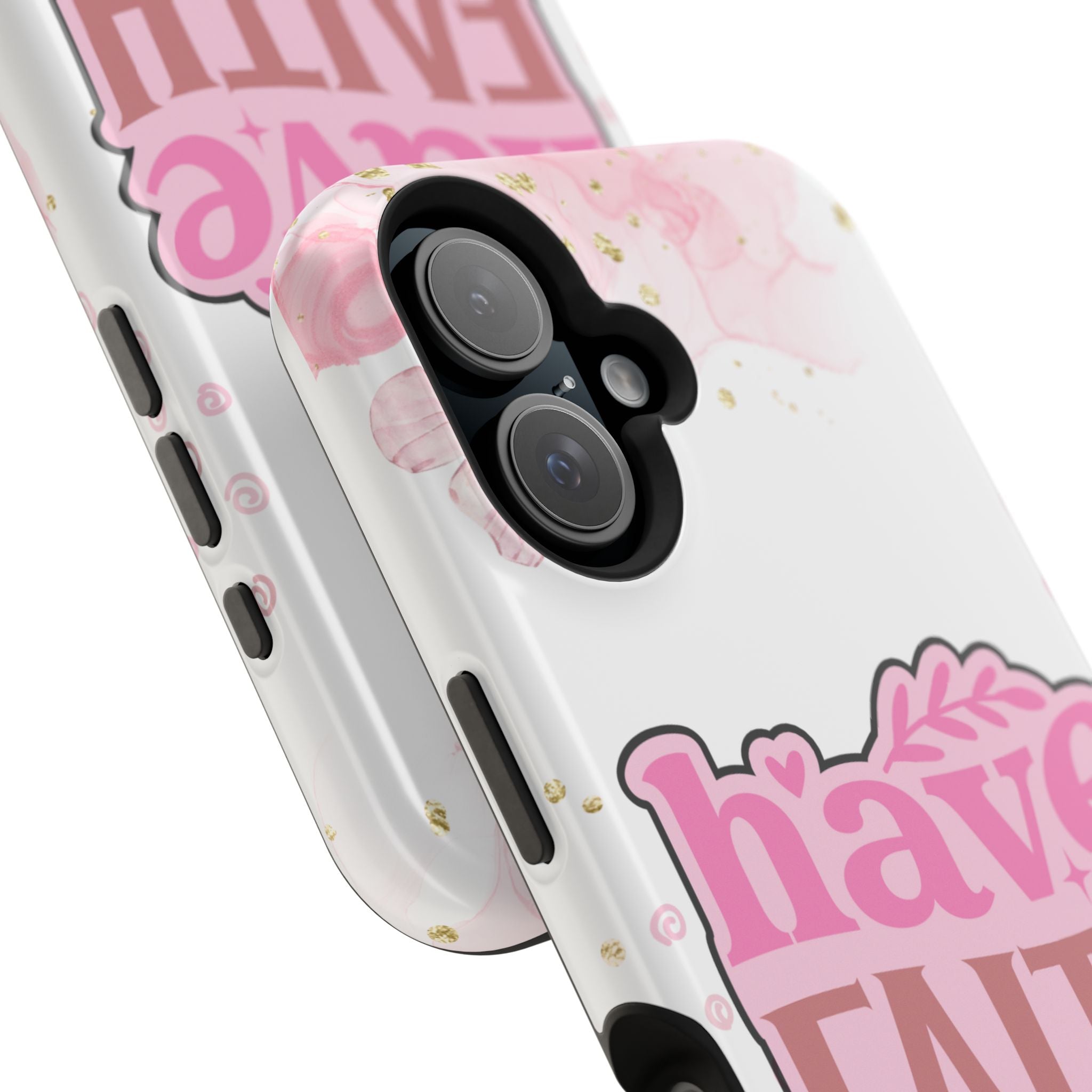 Have Faith Pink Butterfly Phone Case