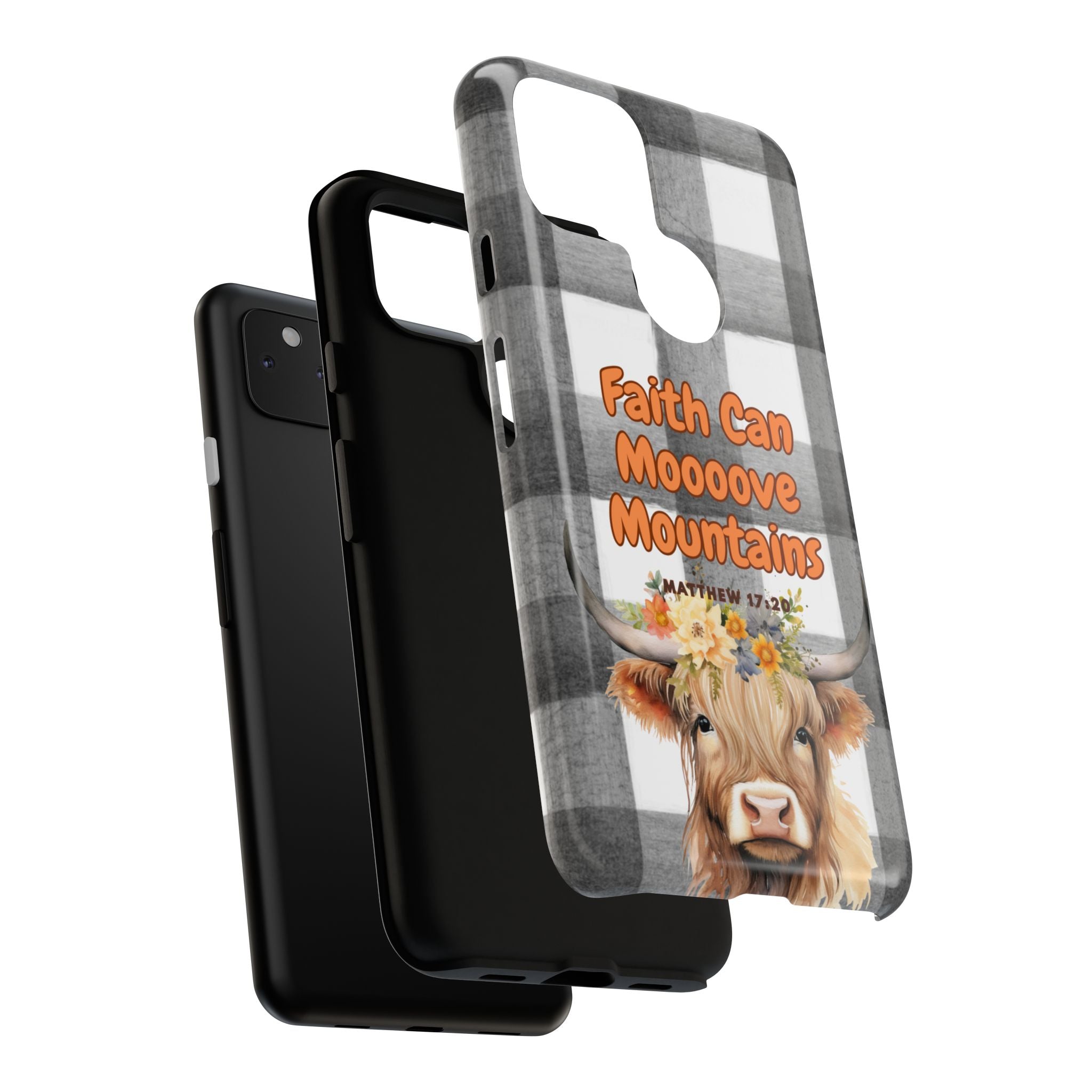 Faith Can Mooooove Mountains Phone Case