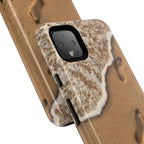 Footprints in the sand phone case