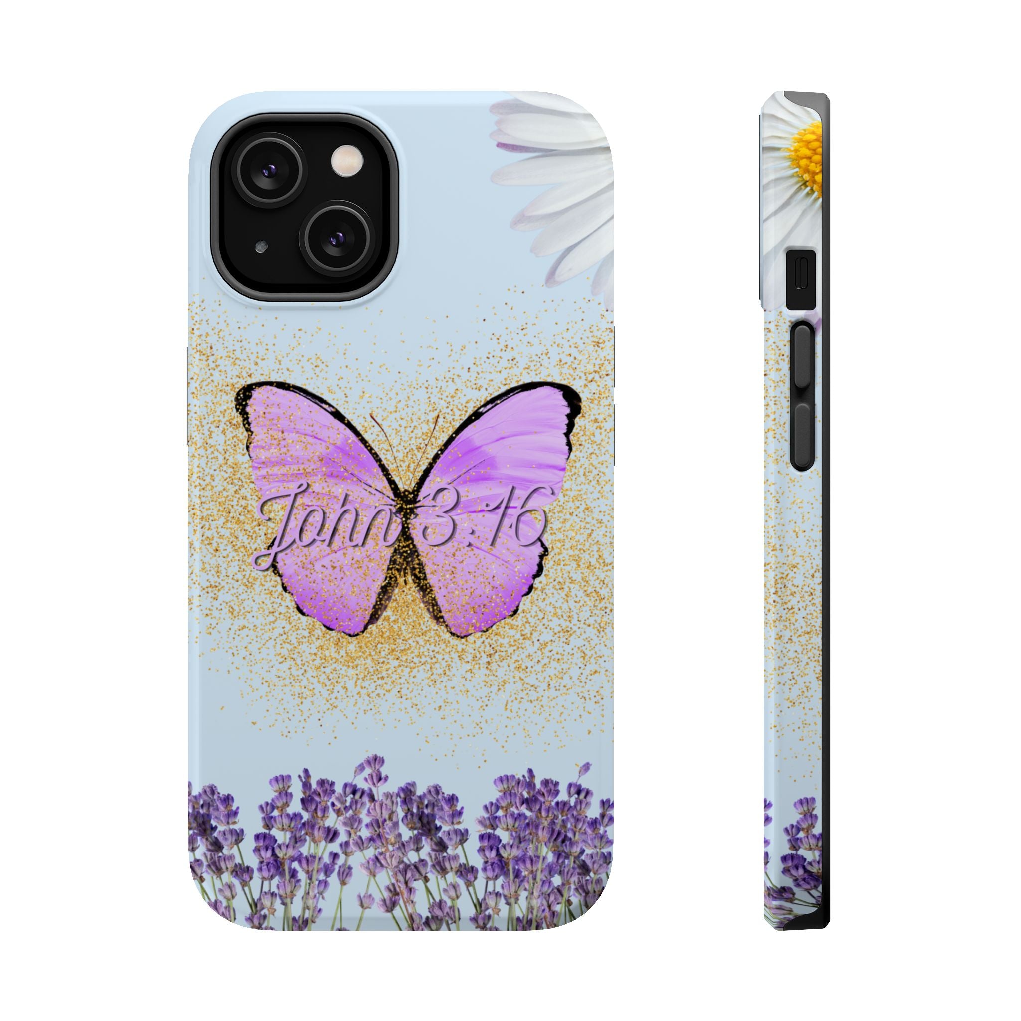 Butterfly Floral John 3:16