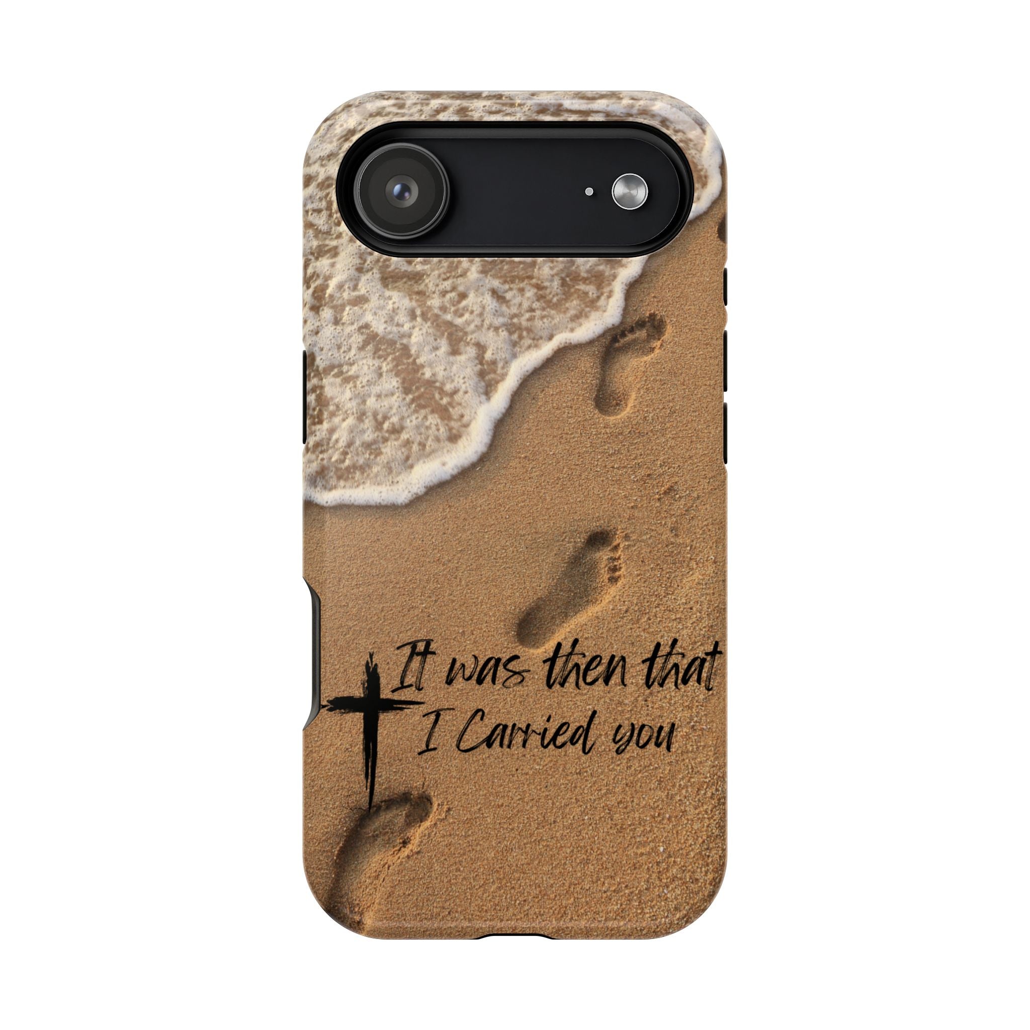 Footprints in the sand MagSafe Phone Case