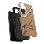 Footprints in the sand phone case