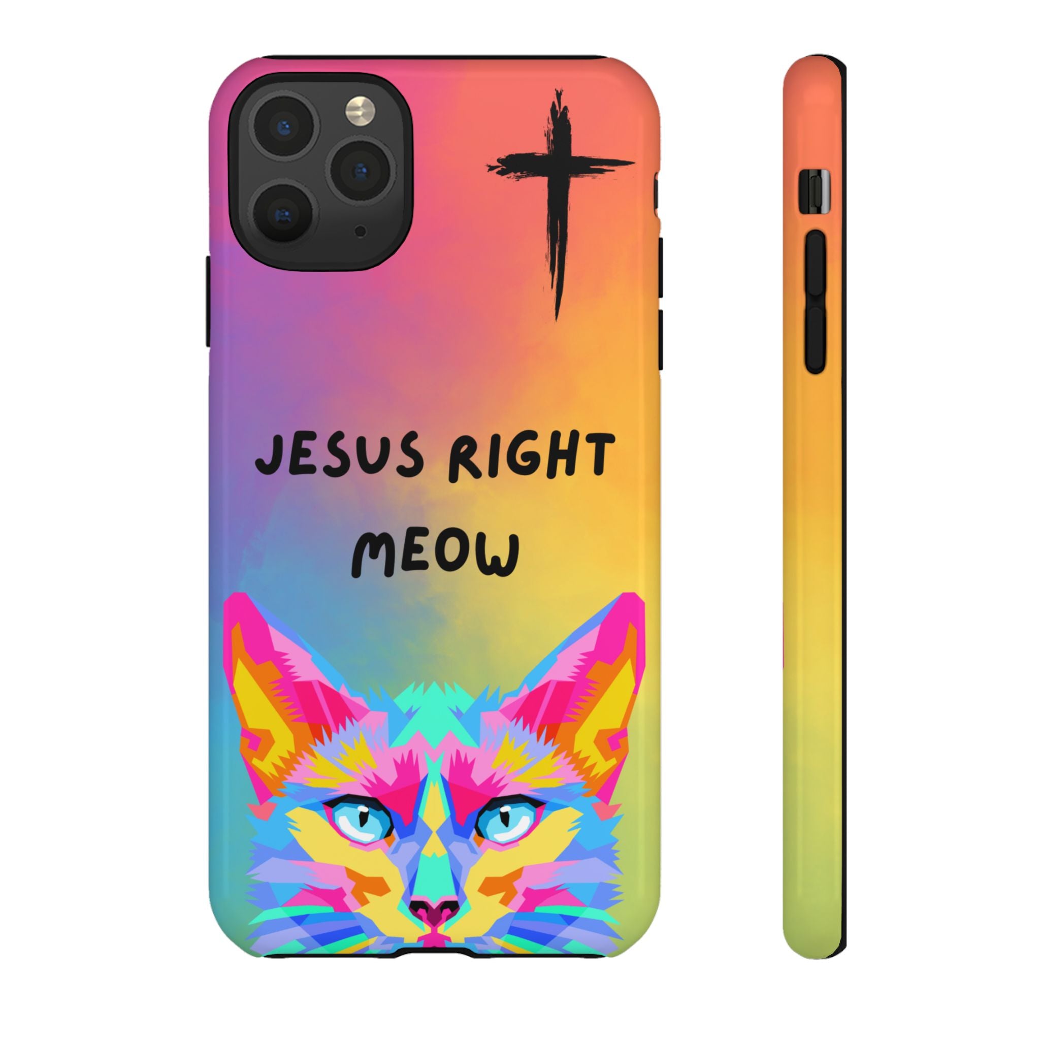 Jesus Right Meow Non MagSafe Phone Case