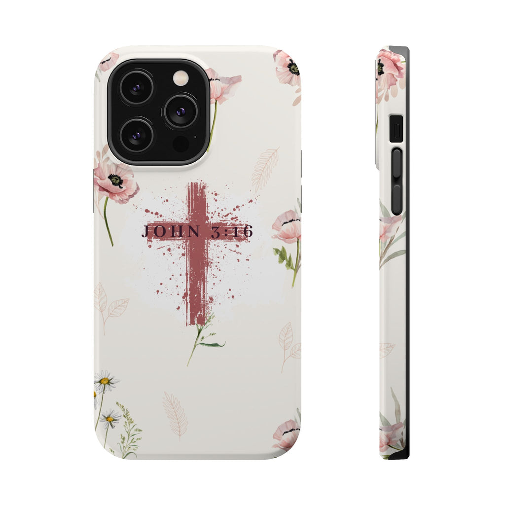 John 3:16 Floral Phone Case