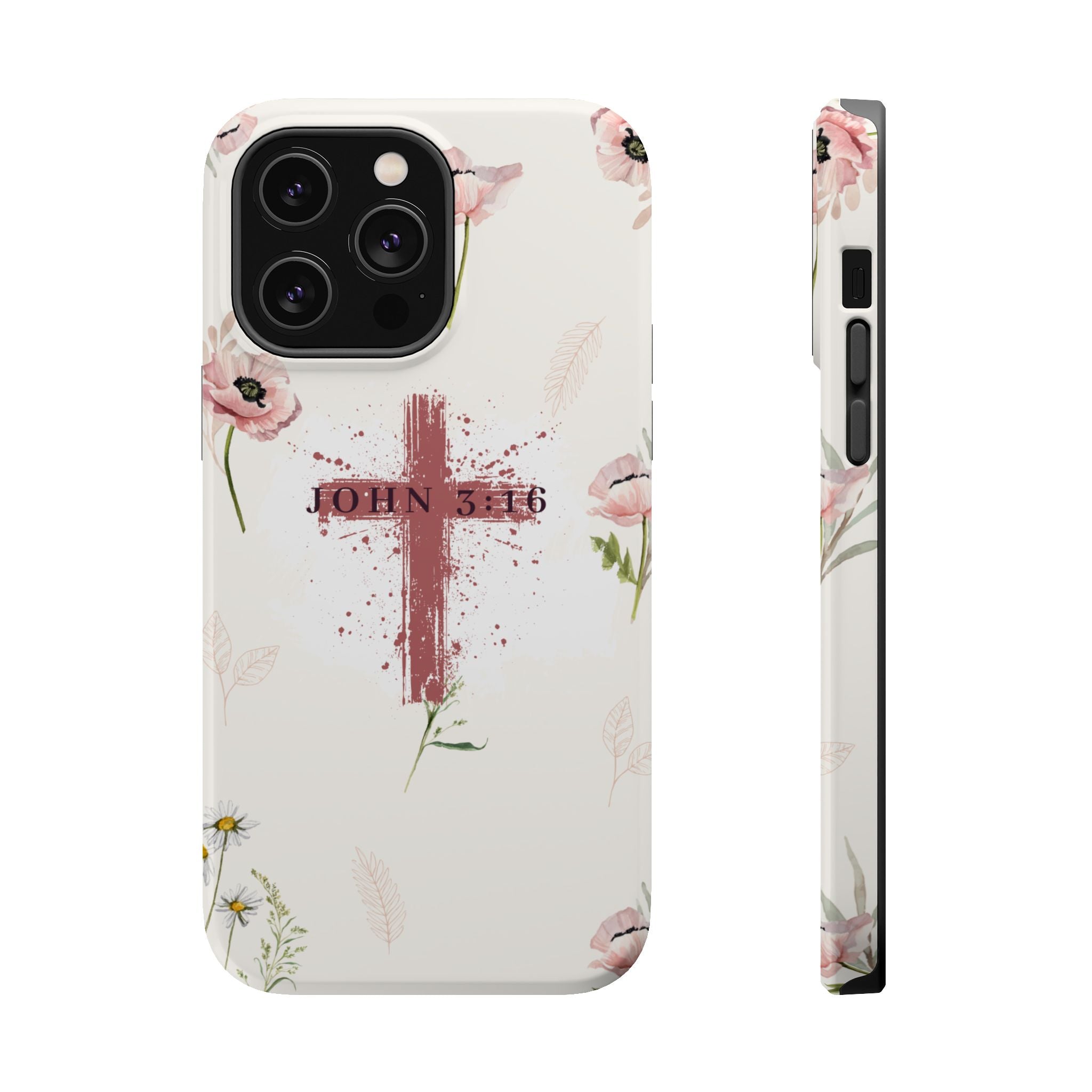 John 3:16 Floral Phone Case