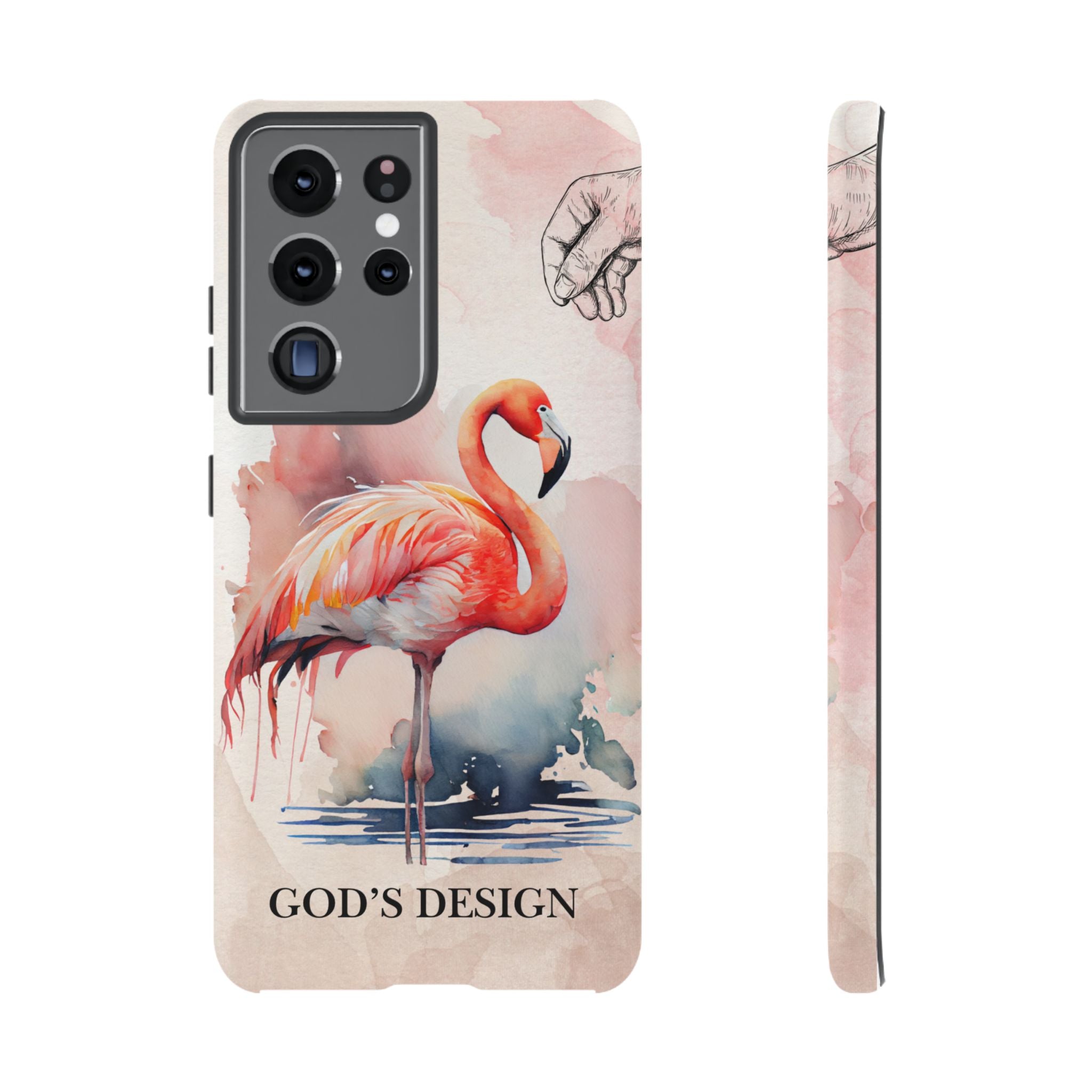 God’s Design Pink Flamingo Case