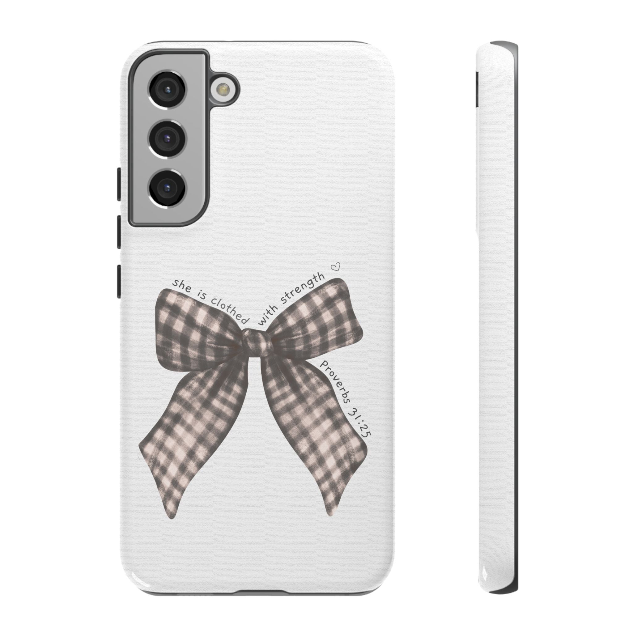 Proverbs 31 Rustic Bow Non MagSafe Phone Case
