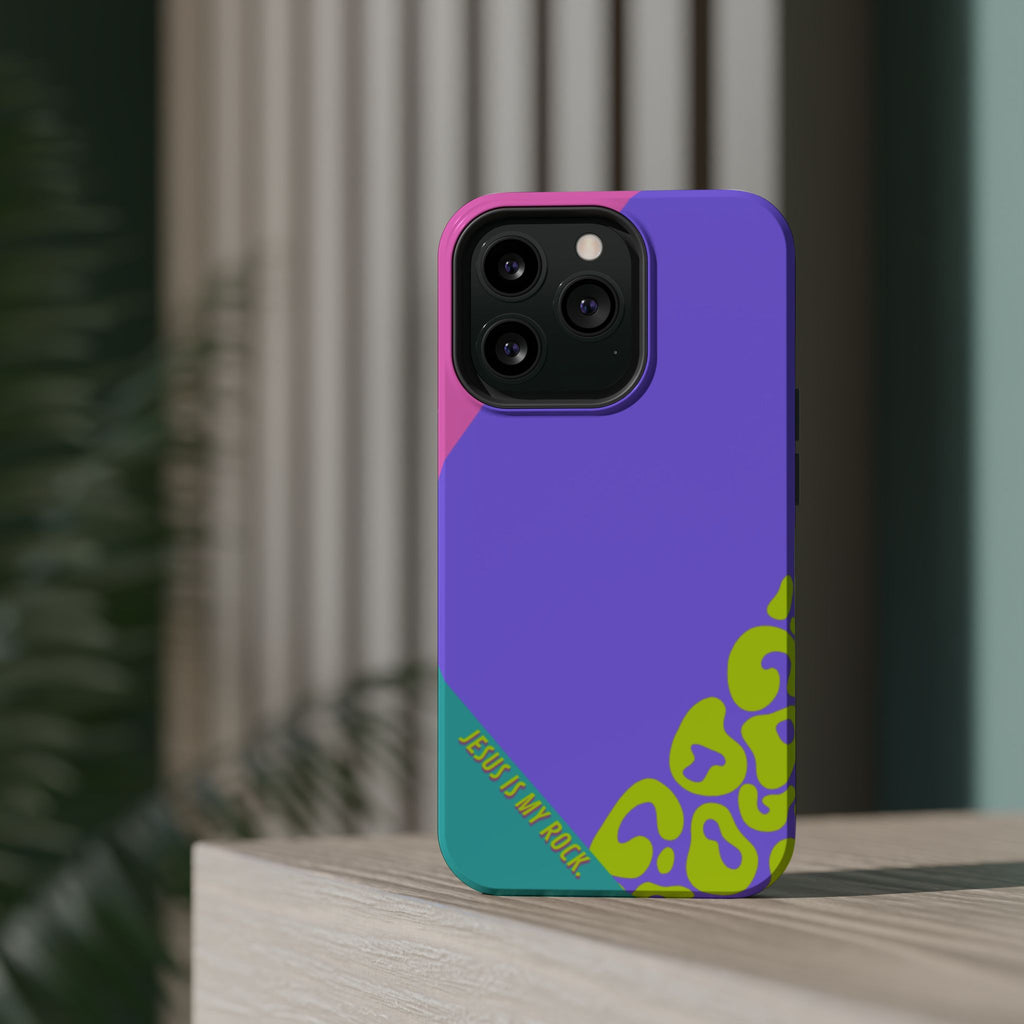 Jesus Is My Rock 90's Design Phone Case