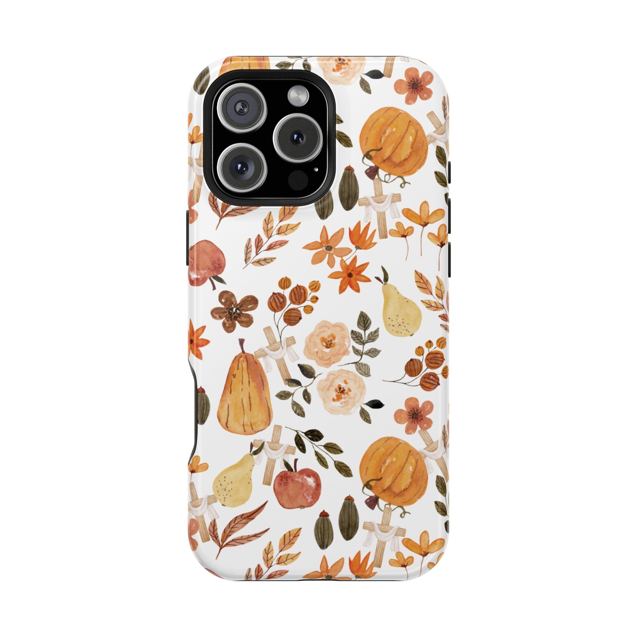 Autumn Cross & Pumpkin Phone Case
