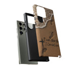 Footprints in the sand phone case