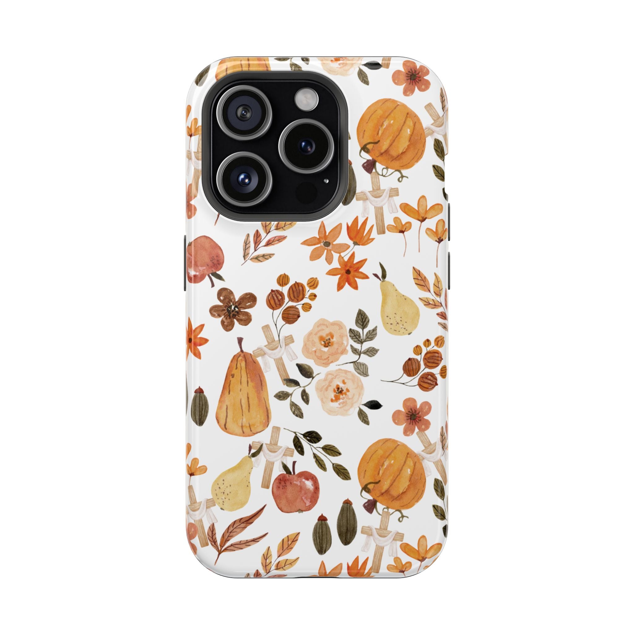 Autumn Cross & Pumpkin Phone Case