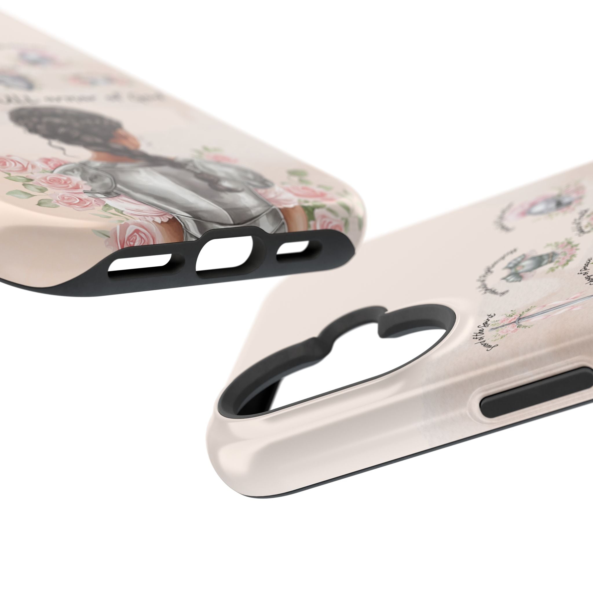 Armor of God (Dark haired woman) phone case