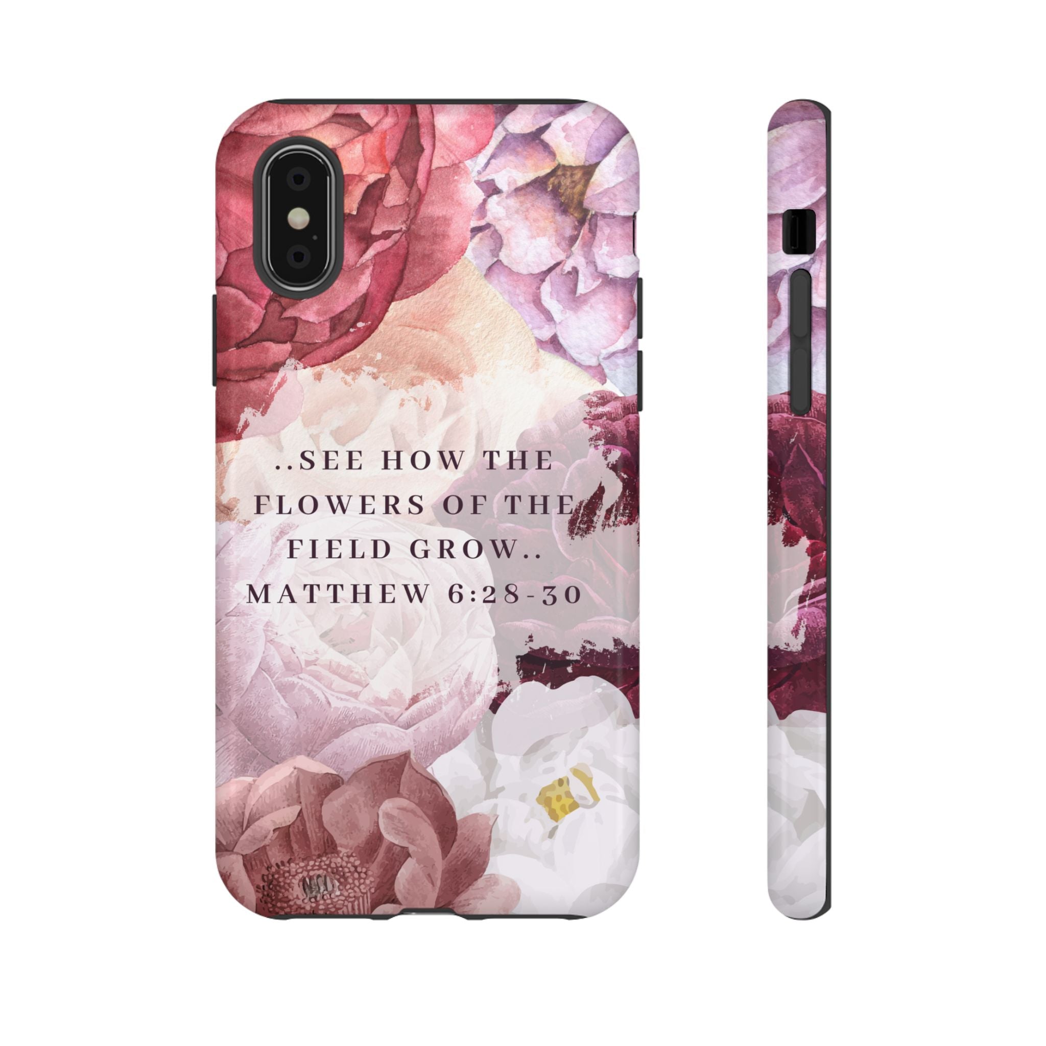 Matthew 6:28 Floral Samsung/Android Phone Case