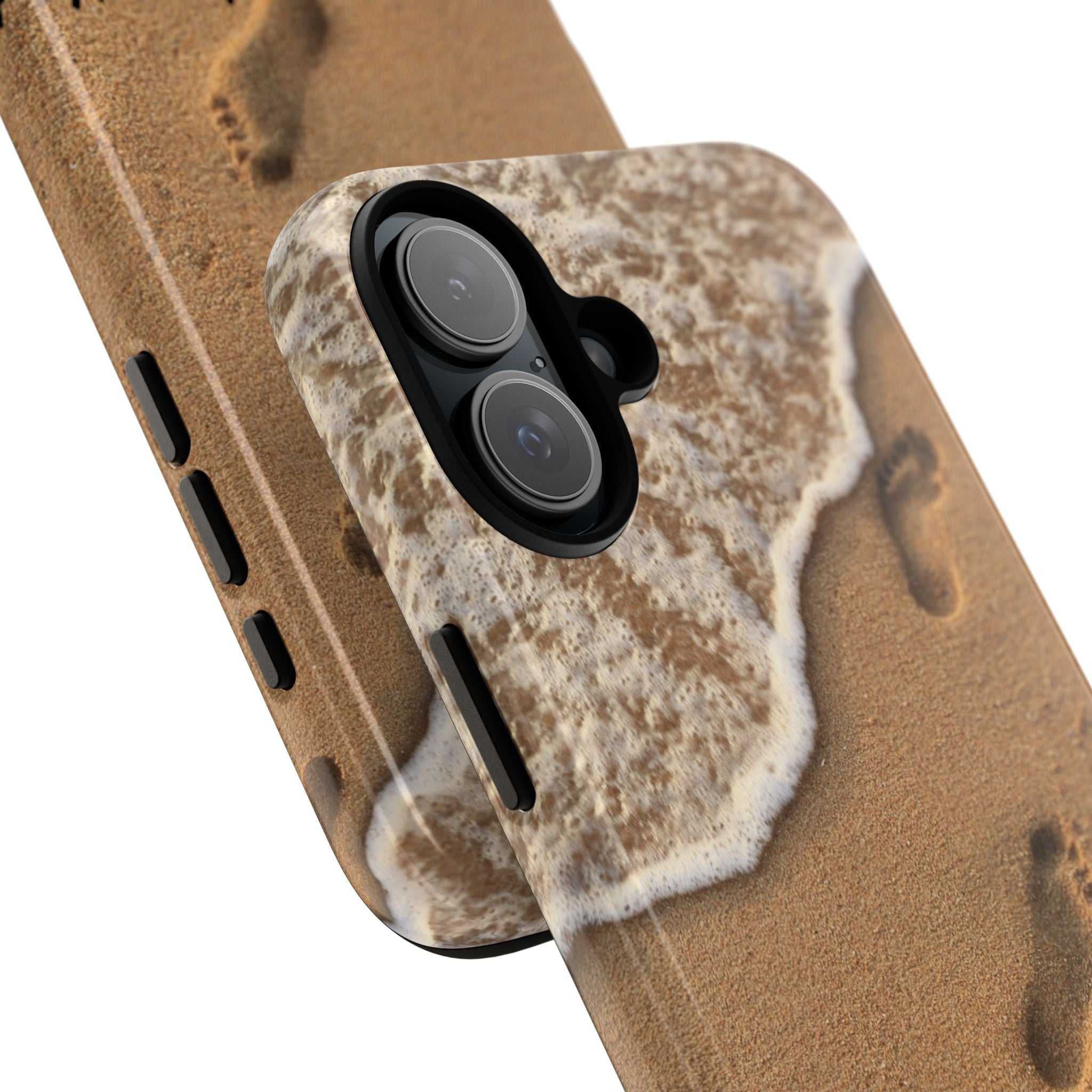 Footprints in the sand phone case