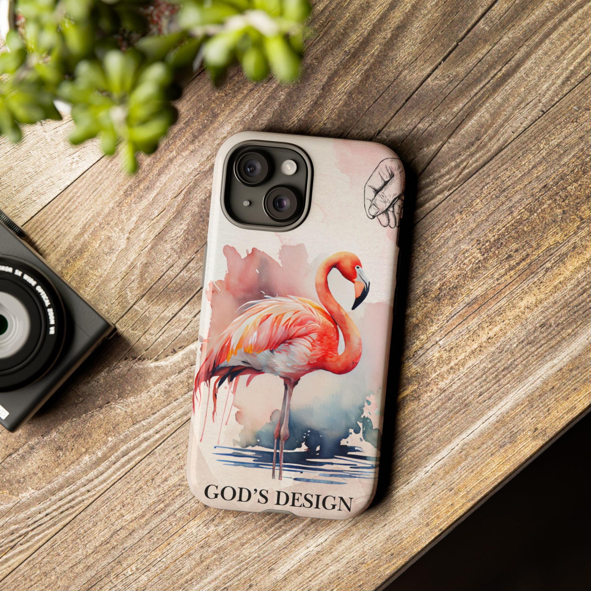 God’s Design Pink Flamingo Case