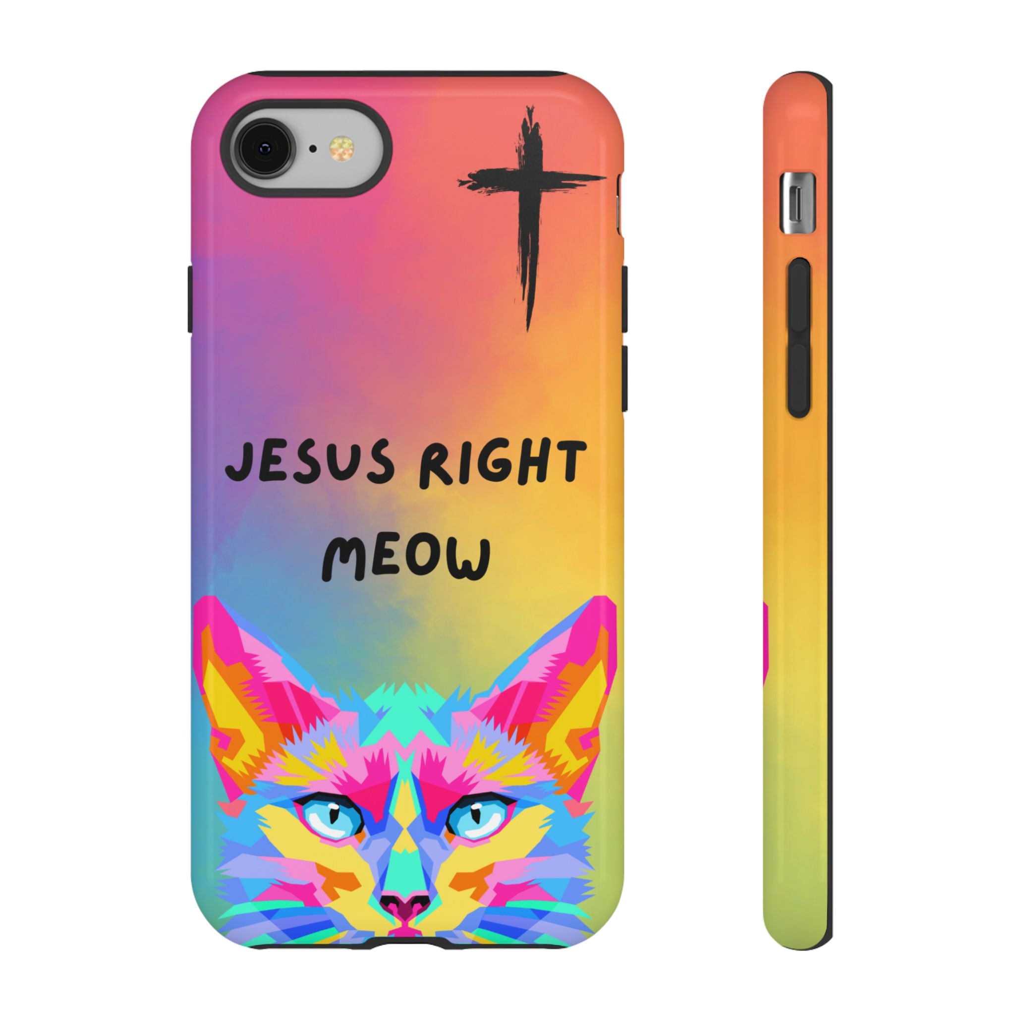Jesus Right Meow Non MagSafe Phone Case