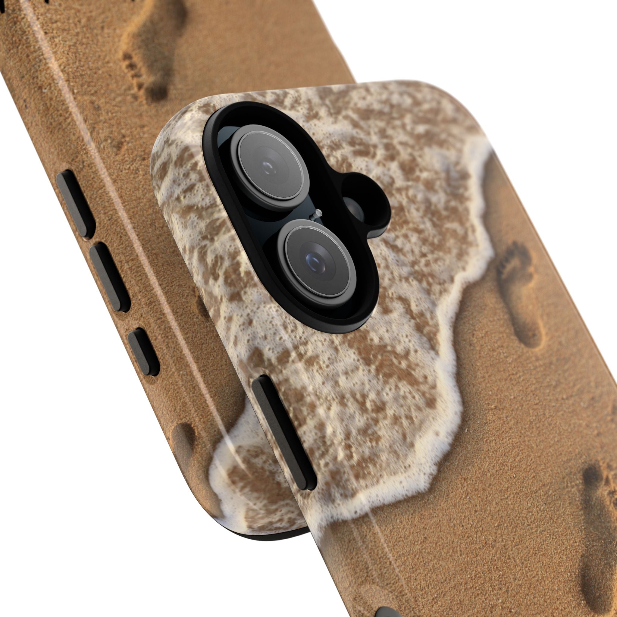 Footprints in the sand phone case