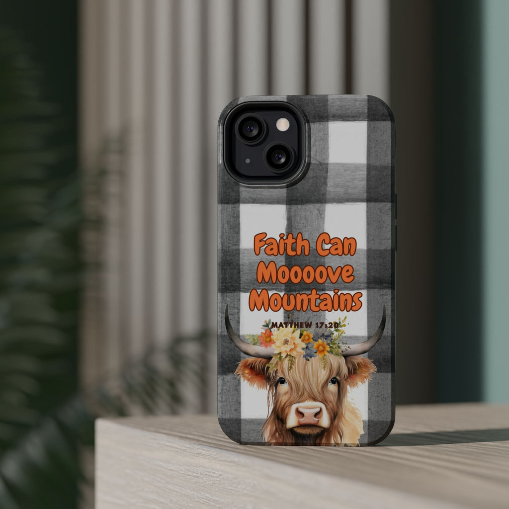 Faith Can Moooove Mountains Phone Case