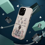 Armor of God Phone Case (dark hair, light skinned woman)